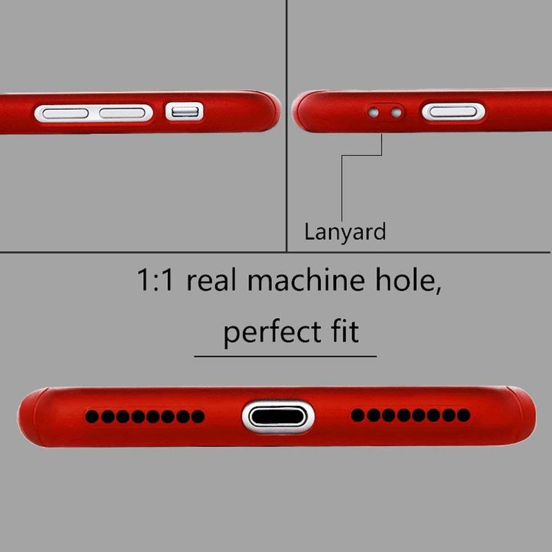 Laptop, Telefoane si Tablete - Telefoane mobile si accesorii - Accesorii Telefoane - Huse telefoane - Husa pentru Apple iPhone 6 Plus Red acoperire completa 360 grade cu folie de sticla gratis - Infinity.ro