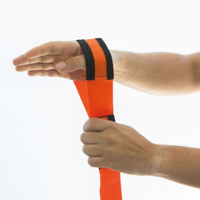 Casa si Gradina - Constructii - Depozitare, transport si protectie - Echipamente pentru transport si ridicat - Set 2 bucati chingi pentru mutat mobilier, 2800 x 45 x 1,2 mm, Portocaliu, Material plastic - Infinity.ro