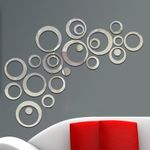 Casa si Gradina - Decoratiuni - Oglinzi - Set Oglinzi Design Modern, Oglinzi Decorative Acrilice Cristal, Diamant, 23 bucati/set, 3D, DIY, - Infinity.ro