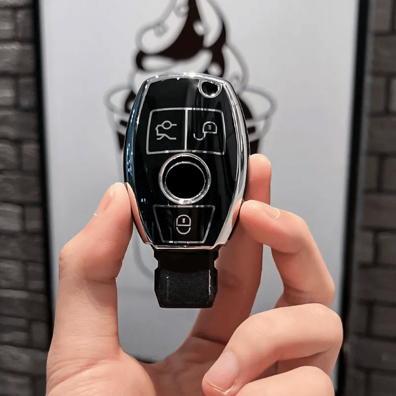 Auto si Moto - Electronice auto - Accesorii electronice auto - Husa pentru cheie Mercedes GLS GLA GLK GLC CLS CLA AMG W204 W205 W212 W463 W176 - Infinity.ro