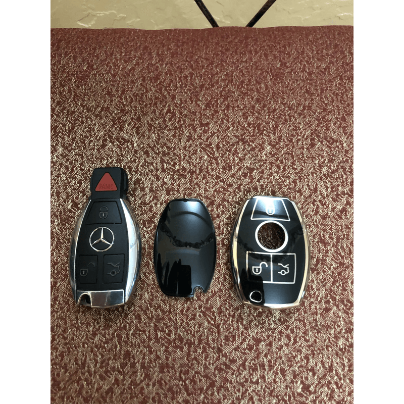 Auto si Moto - Electronice auto - Accesorii electronice auto - Husa pentru cheie Mercedes GLS GLA GLK GLC CLS CLA AMG W204 W205 W212 W463 W176 - Infinity.ro