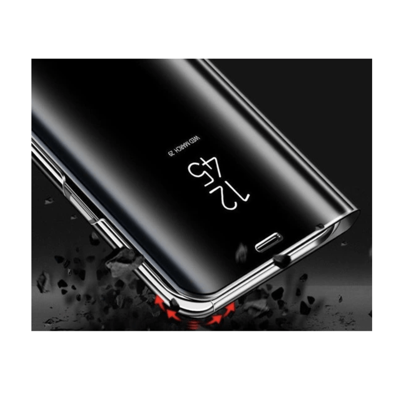 Laptop, Telefoane si Tablete - Telefoane mobile si accesorii - Accesorii Telefoane - Huse telefoane - Husa Book cover Clear View compatibila cu Samsung Galaxy S22, Negru - Infinity.ro