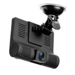 Auto si Moto - Electronice auto - Camere auto si DVR - Camera auto tripla, fata, interior, spate, coshop, 4", Full HD, design tip monitor, negru - Infinity.ro