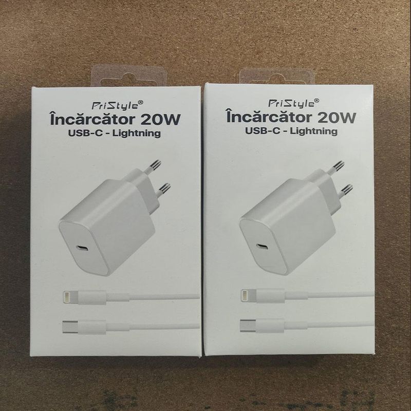 Laptop, Telefoane si Tablete - Telefoane mobile si accesorii - Accesorii Telefoane - Incarcatoare telefoane - Incarcator Lightning - USB C, Compatibil Phone 14 / 14 pro / 13 / 13 pro / 12 / 12 pro / 11 / 11 Pro / 11 Pro - Infinity.ro