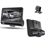 Auto si Moto - Electronice auto - Camere auto si DVR - Camera Auto 3in1 DVR FULL HD 1080P, 3 camere fata/spate/interior ecran de 4 inch - Infinity.ro