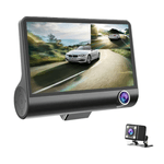 Auto si Moto - Electronice auto - Camere auto si DVR - Camera Auto 3in1 DVR FULL HD 1080P, 3 camere fata/spate/interior ecran de 4 inch - Infinity.ro