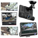 Auto si Moto - Electronice auto - Camere auto si DVR - Camera de Bord Auto DVR Full HD cu 3 Obiective: Fata, Spate si Interior pentru Supraveghere Completa - Infinity.ro