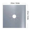 Electronice si Electrocasnice - Aragazuri, cuptoare si hote - Accesorii aragazuri, cuptoare si hote - Accesorii aragazuri - Set Folii de Protectie din Teflon - pentru Plita si Aragaz , Reutilizabile, Gri, 4 Bucati - Infinity.ro