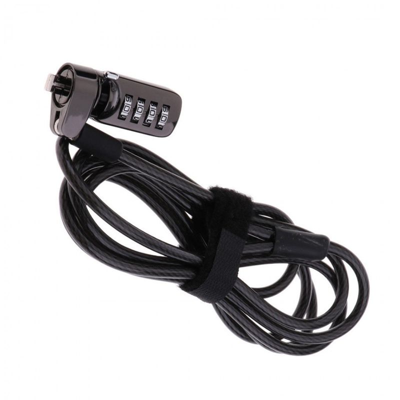 PC, gaming si accesorii - Retelistica - Cabluri si accesorii - Cablu antifurt Laptop - Cablu de securitate MYSTYLE pentru laptop NEGRU - Infinity.ro