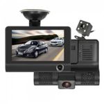 Auto si Moto - Electronice auto - Camere auto si DVR - Camera de Bord Auto DVR Full HD cu 3 Obiective: Fata, Spate si Interior pentru Supraveghere Completa - Infinity.ro