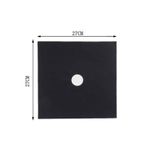 Electronice si Electrocasnice - Aragazuri, cuptoare si hote - Accesorii aragazuri, cuptoare si hote - Accesorii aragazuri - Set 4 Folii de Protectie, reutilizabile, pentru Plita si Aragazul pe gaz, 27 x 27 cm, negru - Infinity.ro