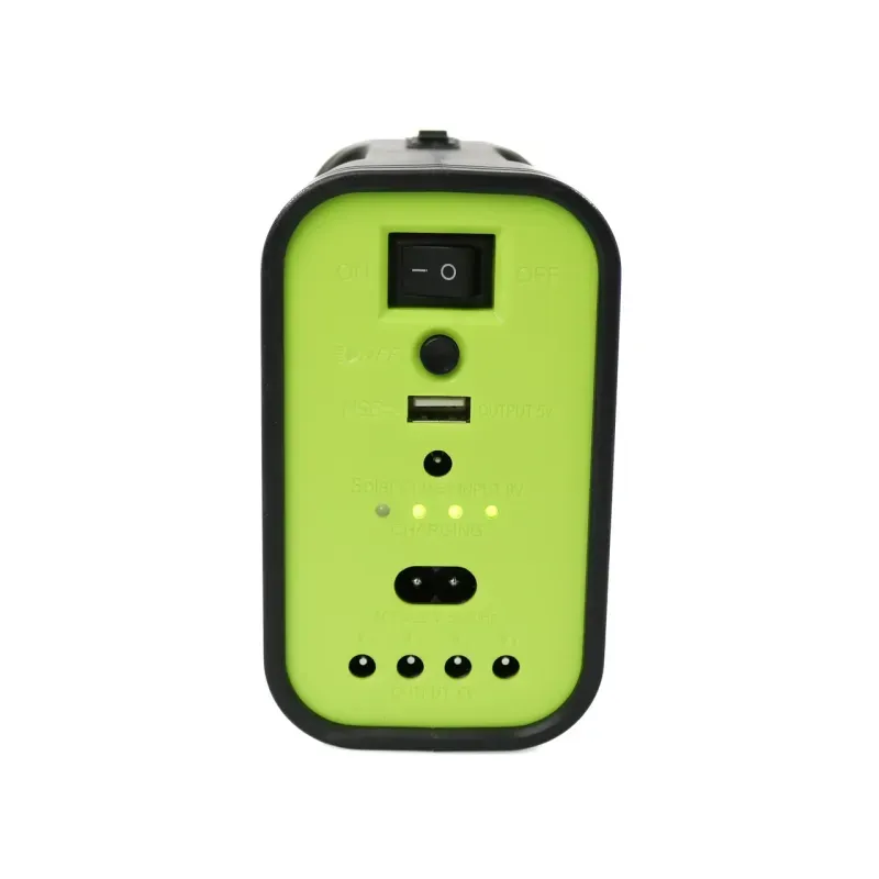 Casa si Gradina - Electrice - Panouri solare si accesorii - Sisteme panouri solare - Sistem de iluminat solar GDPLUS, 3 becuri LED, cablu de incarcare 5-in-1, cablu de alimentare, GD-17 - Infinity.ro