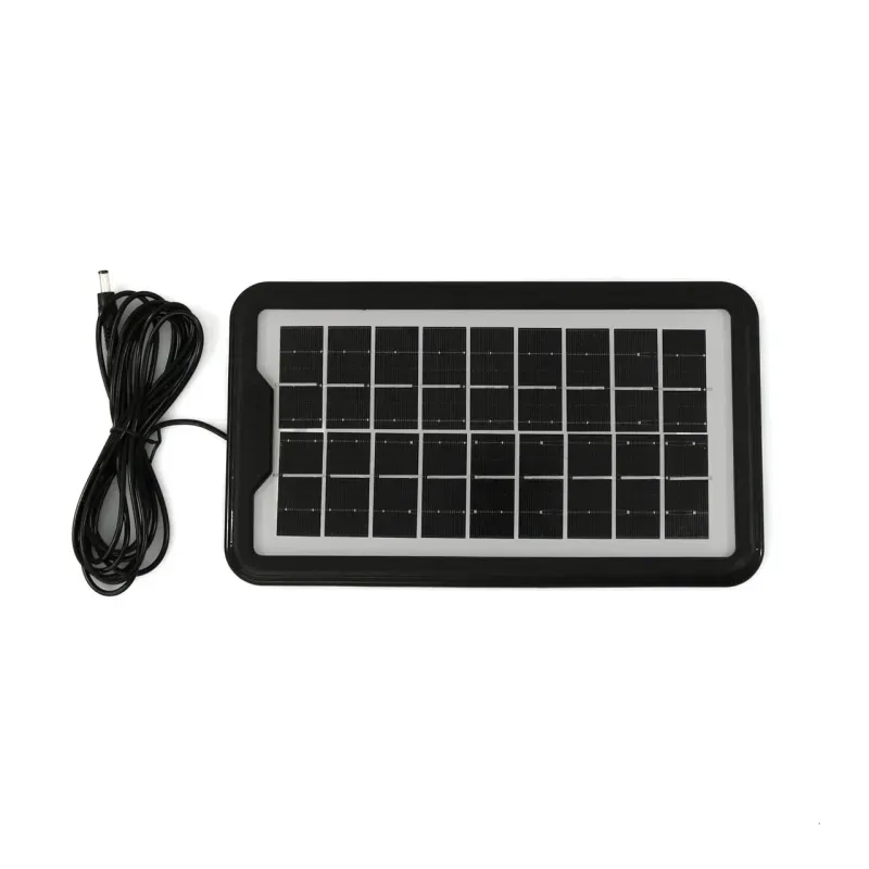 Casa si Gradina - Electrice - Panouri solare si accesorii - Sisteme panouri solare - Sistem de iluminat solar GDPLUS, 3 becuri LED, cablu de incarcare 5-in-1, cablu de alimentare, GD-17 - Infinity.ro