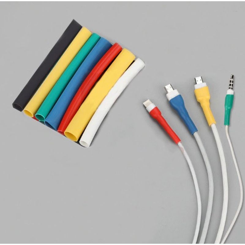 Casa si Gradina - Electrice - Cabluri electrice si conductori - Tub Termocontractabil Varnis 328 buc / set, rezistente la foc, contractie 2 la 1 - Infinity.ro