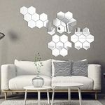 Casa si Gradina - Decoratiuni - Oglinzi - Set Oglinzi Design Hexagon - Oglinzi Decorative Acrilice Silver 29 bucati - Infinity.ro