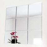 Casa si Gradina - Decoratiuni - Oglinzi - Set Oglinzi Design Patrat Silver MyStyle - Oglinzi Decorative Acrilice Luxury Home 10 bucati/set - Infinity.ro