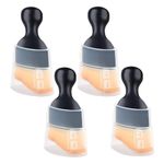 Auto si Moto - Intretinere auto - Produse curatare auto - Set 4 perii curatare auto, pentru detailing si curatare interior-exterior auto, Negru - Infinity.ro