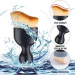 Auto si Moto - Intretinere auto - Produse curatare auto - Set 4 perii curatare auto, pentru detailing si curatare interior-exterior auto, Negru - Infinity.ro