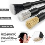 Auto si Moto - Intretinere auto - Produse curatare auto - Set perii, 5 piese, Design ergonomic, Rezistent la uzura, Pentru detailing si curatare - Infinity.ro