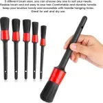 Auto si Moto - Intretinere auto - Produse curatare auto - Set 5 perii curatare auto, 5 dimensiuni, peri moi - Infinity.ro