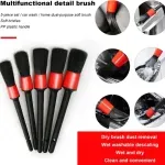 Auto si Moto - Intretinere auto - Produse curatare auto - Set 5 perii curatare auto, 5 dimensiuni, peri moi - Infinity.ro