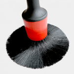 Auto si Moto - Intretinere auto - Produse curatare auto - Set 5 pensule pentru Detailing si curatare interior-exterior auto, dimensiuni diferite, Negru-Rosu - Infinity.ro
