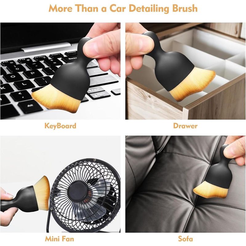 Auto si Moto - Intretinere auto - Produse curatare auto - Perie profesionala cu peri moi, ideala pentru instrumentele de indepartare a prafului de aerisire din - Infinity.ro