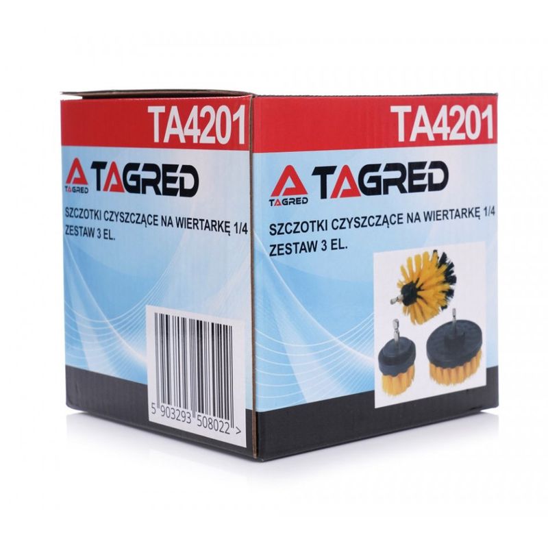 Auto si Moto - Intretinere auto - Produse curatare auto - Set de perii curatare pentru bormasina 3 elemente 1/4 TA4201 - Infinity.ro