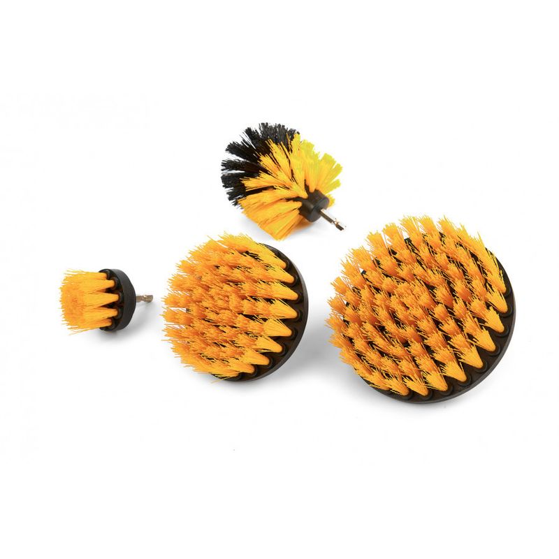 Auto si Moto - Intretinere auto - Produse curatare auto - Set perii curatare pentru bormasina, 4 piese - HBM 9789 - Infinity.ro