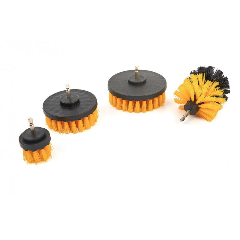 Auto si Moto - Intretinere auto - Produse curatare auto - Set perii curatare pentru bormasina, 4 piese - HBM 9789 - Infinity.ro
