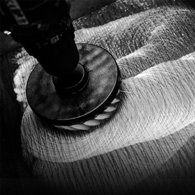 Auto si Moto - Intretinere auto - Produse curatare auto - Set 3 perii cu adaptor pentru bormasina/autofiletanta, Nylon, 5/8.5/10 cm, Negru/Galben - Infinity.ro