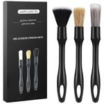 Auto si Moto - Intretinere auto - Produse curatare auto - Set 3 perii profesionale, Design fara metal si ergonomic, Nu este usor sa pierzi parul, Suspendabil, - Infinity.ro