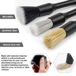 Auto si Moto - Intretinere auto - Produse curatare auto - Set 3 perii profesionale, Design fara metal si ergonomic, Nu este usor sa pierzi parul, Suspendabil, - Infinity.ro