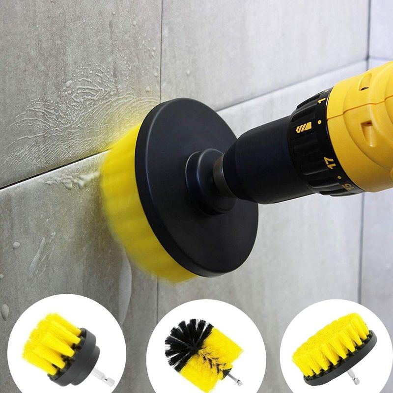 Auto si Moto - Intretinere auto - Produse curatare auto - Set 3 Perii De Curatare pentru Bormasina, Anais Tailor - Infinity.ro