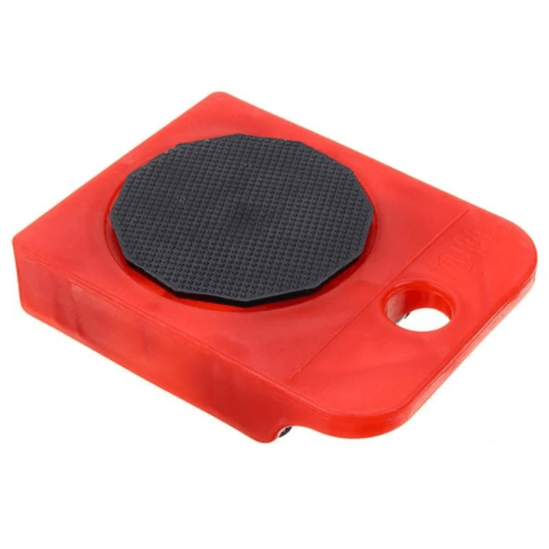 Casa si Gradina - Constructii - Depozitare, transport si protectie - Echipamente pentru transport si ridicat - Maneta de ridicare mobila cu 4 roti, Rosu - Infinity.ro