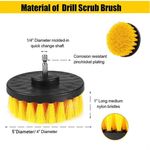 Auto si Moto - Intretinere auto - Produse curatare auto - Set 4 perii curatare pentru bormasina, Darklove, Cu dimensiuni diferite, Pentru suprafete de baie, chit, - Infinity.ro