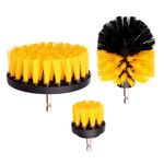 Auto si Moto - Intretinere auto - Produse curatare auto - Set 3 Perii de Curatare Zenino - Cu Adapor Pentru Bormasina, Universale, Utilizare Multipla, Negru/Galben - Infinity.ro