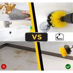 Auto si Moto - Intretinere auto - Produse curatare auto - Set 3 perii rotative din plastic, de curatat suprafete, covoare, cu adaptor, diferite marimi, pentru - Infinity.ro