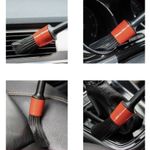 Auto si Moto - Intretinere auto - Produse curatare auto - Set 5 pensule cu perii sintetici moi + laveta microfibra pentru detailing auto - Infinity.ro