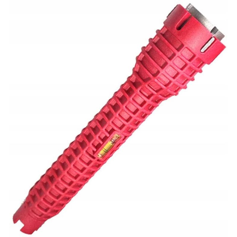 Casa si Gradina - Constructii - Scule de mana si unelte - Chei si truse chei - Cheie Pentru Tevi De Apa, Multifunctionala, Maner Antiderapant, Otel De Inalta Calitate, Rosu - Infinity.ro