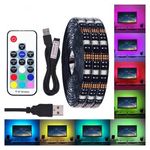 Casa si Gradina - Corpuri si surse de iluminat - Benzi LED - Banda LED cu telecomanda Ugyismegveszel, 4.8W, RGB, 1m, Multicolor - Infinity.ro