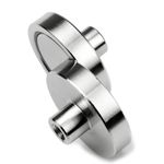 Casa si Gradina - Constructii - Feronerie si accesorii - Suruburi, dibluri si accesorii uz general - Magnet puternic oala neodim 32mm cu filet interior - set de 2 buc. - Infinity.ro