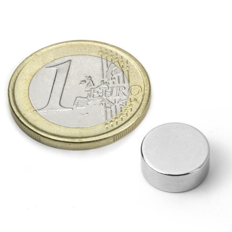 Casa si Gradina - Mobilier - Feronerie si accesorii mobila - Magnet neodim disc puternic 12mm x 5mm - set de 10 bucati - Infinity.ro