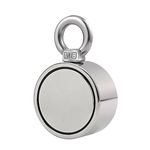 Casa si Gradina - Constructii - Feronerie si accesorii - Suruburi, dibluri si accesorii uz general - Magnet neodim cu surub, 70 mm diametru, Cu forta de tragere 200kg, Argintiu - Infinity.ro