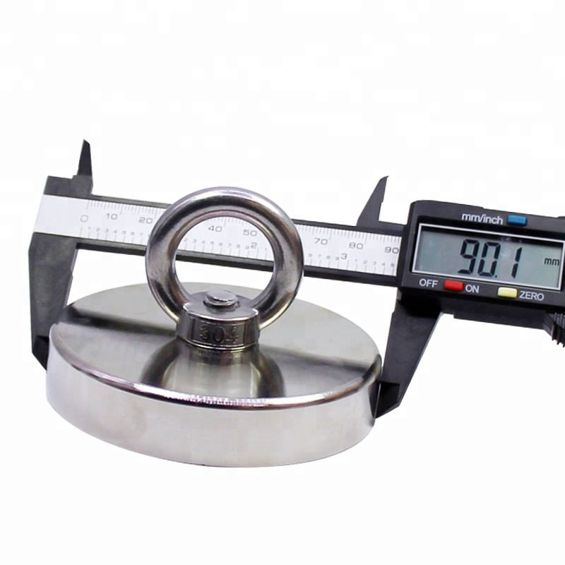 Casa si Gradina - Constructii - Feronerie si accesorii - Suruburi, dibluri si accesorii uz general - Magnet Fishing puternic D90 mm cu peste 320 Kg Forta prindere magnet acvatic - Infinity.ro