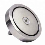 Casa si Gradina - Constructii - Feronerie si accesorii - Suruburi, dibluri si accesorii uz general - Magnet Fishing puternic D90 mm cu peste 320 Kg Forta prindere magnet acvatic - Infinity.ro