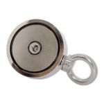 Casa si Gradina - Mobilier - Feronerie si accesorii mobila - Magnet Fishing D75 mm doua fete Forta de prindere magnet acvatic neodim in carcasa - Infinity.ro