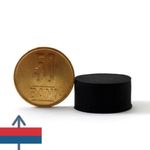 Casa si Gradina - Constructii - Feronerie si accesorii - Suruburi, dibluri si accesorii uz general - Magnet neodim disc 22 x 11,4 mm cauciucat puternic fixare metale - Infinity.ro