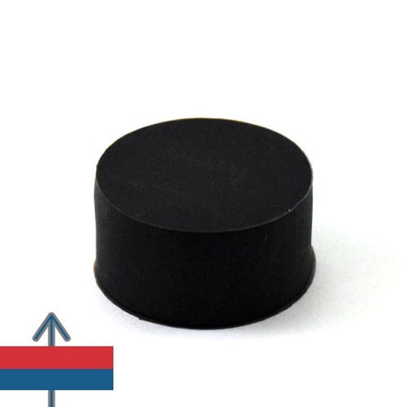 Casa si Gradina - Constructii - Feronerie si accesorii - Suruburi, dibluri si accesorii uz general - Magnet neodim disc 22 x 11,4 mm cauciucat puternic fixare metale - Infinity.ro