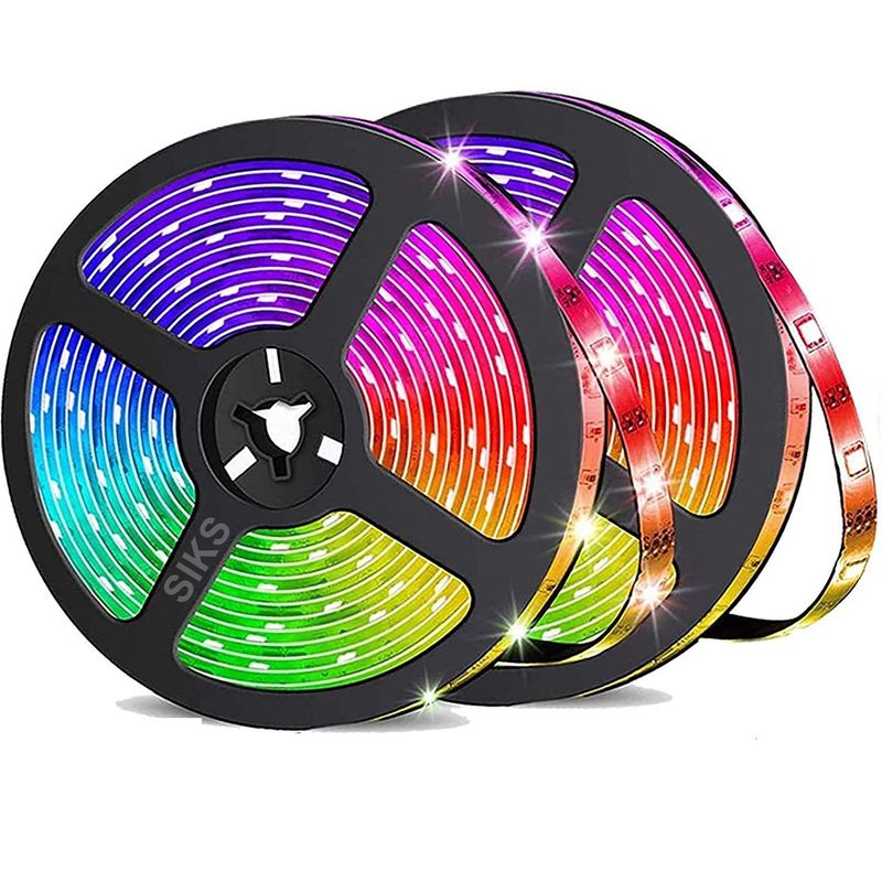 Casa si Gradina - Corpuri si surse de iluminat - Benzi LED - Kit Banda LED RGB 5050 60 led/m 5 metri IP20+Telecomanda 44 taste cu IR+Transformator 12V 6? - Infinity.ro